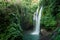 View of beautiful Kroya waterfall in nothern Bali