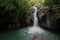 View of beautiful Kroya waterfall in nothern Bali