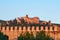 View of beautiful medieval town of Soave, Italy in the evening