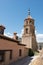 View of a Beautiful mudejar tower in Albarracin, Teruel, Spain.