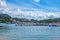 View of beautiful Paleokastritsa Harbour on Corfu Island, Greece