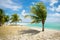 A view of the beautiful Praia do Sossego Sossego beach on Itamaraca island, Brazil