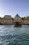 View of the beautiful rocks and cliffs beaches in Portimao City Coast, famous tourist destination in Portugal