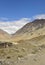 View of beautiful valley in Darcha-Padum road, Ladakh, INDIA