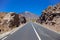 View of beautiful volcano Teide with road