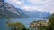 View on the beautuful lake in Switzerland