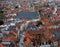 View from Belfort of central Bruges