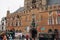 View of Belfort tower from the market square. Bruges, Brussels