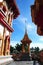 View belfry in temple of thailand