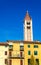 View of bell tower of Basilica of San Zeno