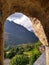 View from the bell tower. Church of BoÃ­. Spain