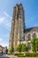 View at the Bell tower of church Saint Rumbold in Mechelen - Belgium