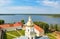 View from the bell tower on the lake