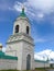 View of the bell tower of the monastery