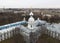 View from the bell tower of the Smolny (Resurrection) Cathedral in St. Petersburg