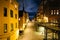 View of Bellmansgatan at night, in SÃ¶dermalm, Stockholm, Sweden