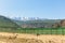 View of Belukha Mountain. Russia. Snow mountains of Altai. Belukha the highest peak of Siberia