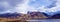 View of the Ben Nevis Range at Fort William in the Highlands of Scotland