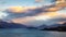 View from Bennetts bluff viewpoint near Queenstown, New Zealand