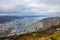 View of Bergen town seen from the summit of Mount Ulriken