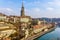 View of Bern old town over the Aare river