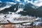 View of Betab Valley in winter season, near Pahalgam, Kashmir, India