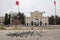 View from Beyazit Square.The number of people in the squares and streets has decreased.New type of