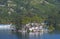 View of Bhimtal Lake Boat club, Bhimtal, Nainital, India