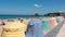 View of Biarritz beach by the Atlantic ocean, France