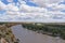 View of Big Bend, the longest bend of Murray River in South Australia, Australia.