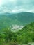 View of the big market satpuli valley of uttarakhand