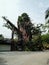 View of the big tree in the splendid China Scenic Area, Shenzhen, China