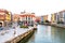 View of Bilbao river and ribera market