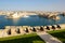 The view on Birgu and yacht marina