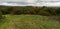 View from Birknehubel hill above Syratal valley in Plauen city in Germany