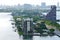 View of Biscayne Island and the Venetian Way in Miami, Florida