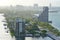 View of Biscayne Island and the Venetian Way in Miami, Florida