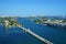 View of Biscayne Island and the Venetian Way in Miami, Florida