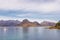 View of the Black Cuillin mountain range fromt the boat directed to Loch Coruisk