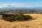 View of Blenheim town in New Zealand from Wither Hills