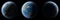 View of blue planet Earth in space collection 3D rendering elements of this image furnished by NASA