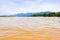 View from boat on Mae Nam Kok, Mekong river close, Golden Triangle close to Chiang Rai, Thailand