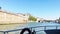View from boat on Pont de Sully bridge by Notre Dame, Paris