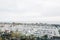 View of boats in the harbor from the Bluff Top Trail, Dana Point, Orange County, California