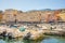 View at the boats in harbour in Bastia - Corsica,France