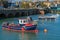 View of boats in the harbour in Folkestone on November 12, 2019