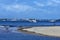 view of the boats parked on the serangan island