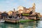 A view of boatyard on Squero di San Trovaso, Venice, Italy