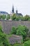 View of bock casemates from the bridge in Luxembourg City