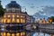 View of the Bode-Museum in Berlin at dawn